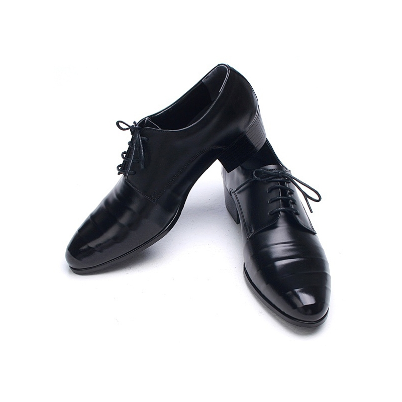 mens black lace shoes