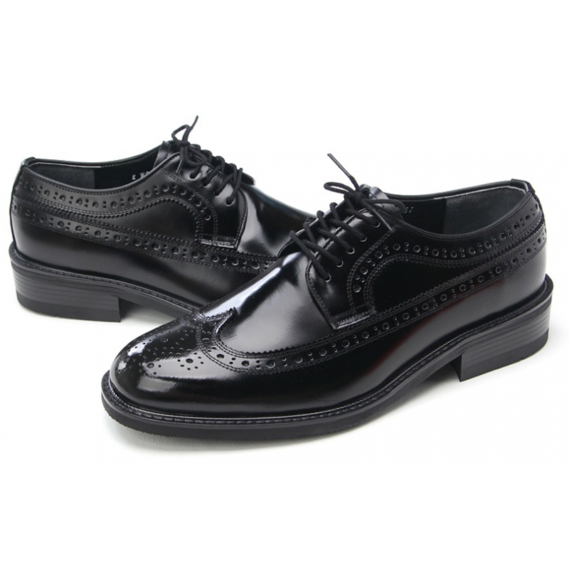 mens black wingtips