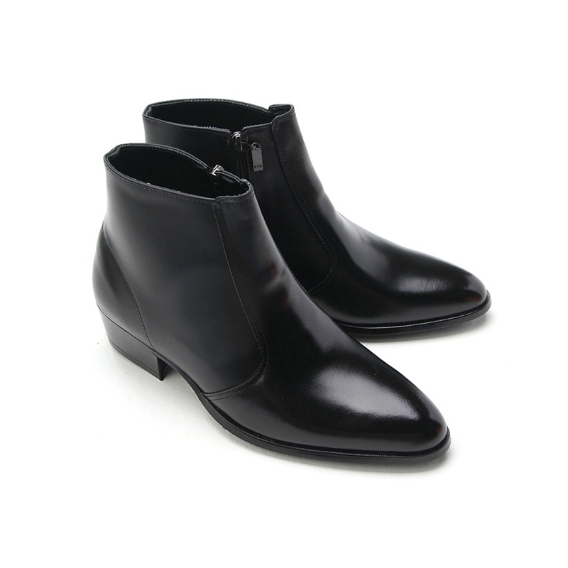 mens heeled ankle boots