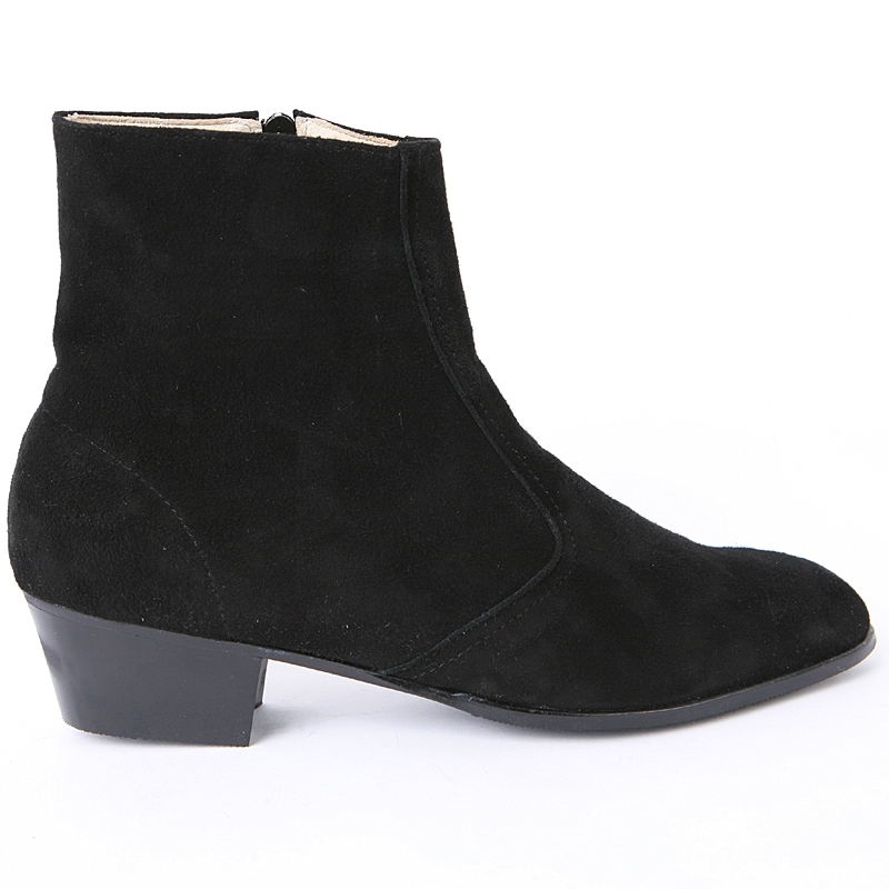 Mens real suede ankle boots