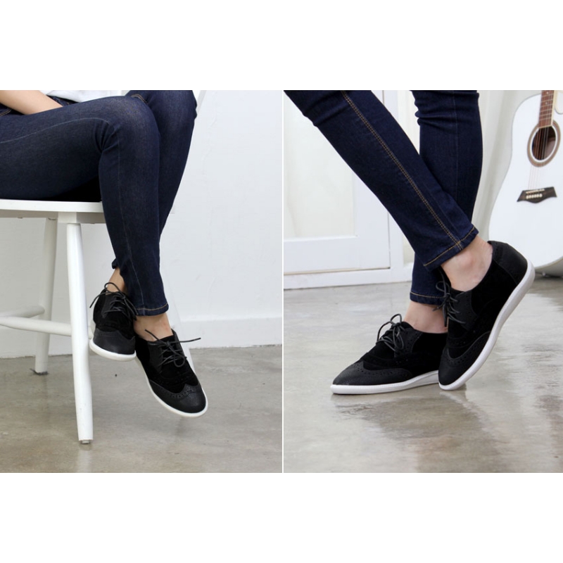 black suede oxfords womens