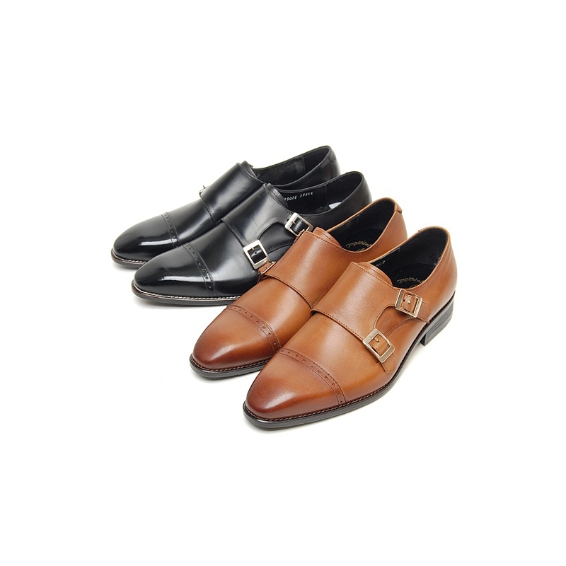 mens shoes with two buckles