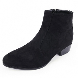 mens heeled ankle boots