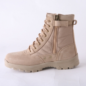 Men's beige desert boots