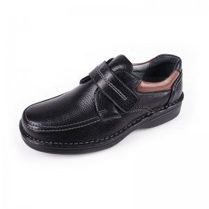 black buckle loafers