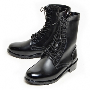 mens lace up boots with side zipper