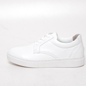 white platform synthetic leather lace 