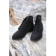 mens boots with laces and zip