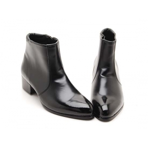 mens black zip ankle boots