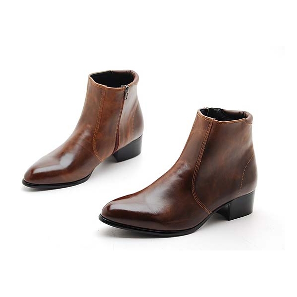 mens zip up ankle boots