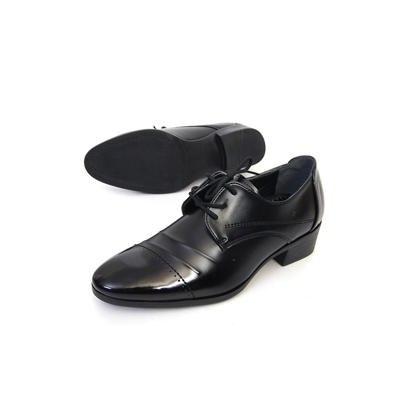 straight tip Wrinkle dress shoes