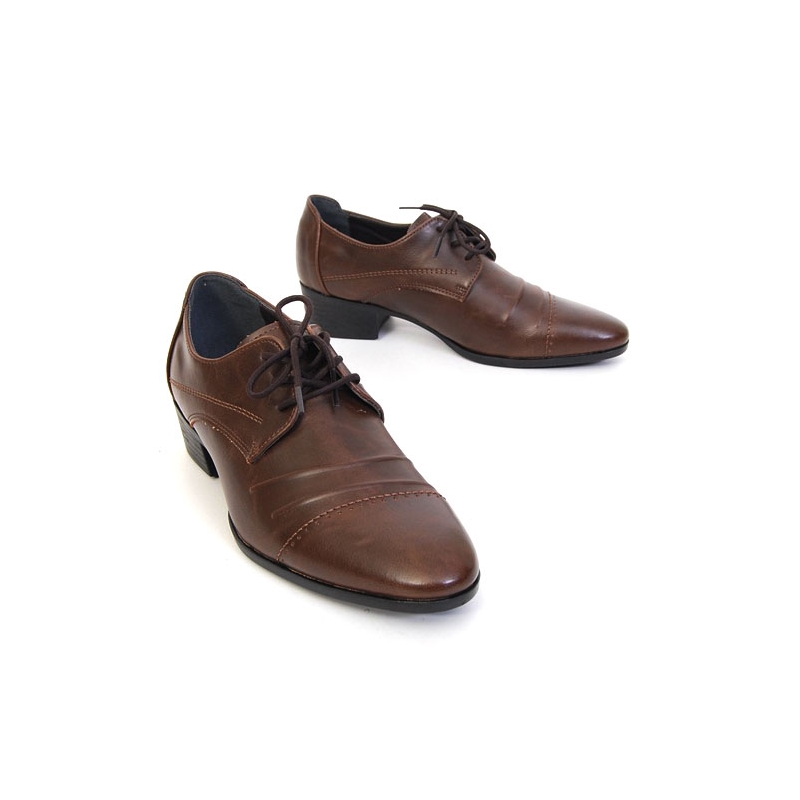 straight tip Wrinkle dress shoes