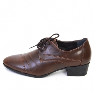 straight tip Wrinkle dress shoes