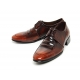 Men's Punching brown real Leather Lace Up oxfords dress shoes made in KOREA US5.5-10.5