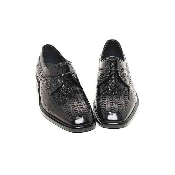 Mens real Leather Mesh punching Dress shoes