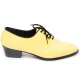 Mens Yellow  Lace Up 1.57" heel Dress shoes made in KOREA US 5.5 - 10.5