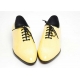 Mens Yellow  Lace Up 1.57" heel Dress shoes made in KOREA US 5.5 - 10.5