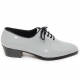 Mens Gray Lace Up 1.57" heel Dress shoes made in KOREA US 5.5 - 10.5