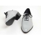 Mens Gray Lace Up 1.57" heel Dress shoes made in KOREA US 5.5 - 10.5