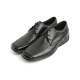 Mens black real cow Leather Lace up oxfords dress shoes made in KOREA US 6.5-10