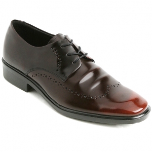 Mens real cow Leather Lace Up Oxfords Punching dress Shoes