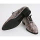 Mens snake pattern Lace Up high heel Dress dance party shoes made in KOREA US 5.5 - 10.5