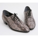 Mens snake pattern Lace Up high heel Dress dance party shoes made in KOREA US 5.5 - 10.5