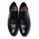 Mens wing tip real leather round toe increase height hidden insole lace up oxfords dress shoes