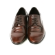 Mens real cow leather Lace Up stitch Oxfords 1.38" heel Dress shoes brown made in KOREA US 6.5 - 10.5