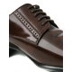 Mens real cow leather Lace Up stitch Oxfords 1.38" heel Dress shoes brown made in KOREA US 6.5 - 10.5