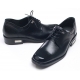 Mens square toe balck cow Leather oxfords Lace up rubber sole dress shoes US5.5-10.5 made in Korea