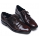 Mens straight tip cow leather Lace Up rubber sole Oxfords Dress shoes brown made in KOREA US 5.5 - 10.5