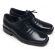 Mens square toe wrinkles cow leather Lace Up urethane sole Oxfords Dress shoes black US 5.5 - 10.5