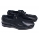 Mens square toe stud cow leather Lace Up urethane sole Oxfords Dress shoes black US 5.5 - 13