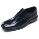 Mens square toe two line stitch cow leather urethane sole lace up Dress shoes black US 5.5 - 10.5