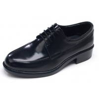 Mens round toe U line stitch cow leather urethane sole lace up Dress shoes black US 5.5 - 10.5