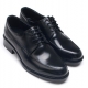 Mens round toe U line stitch cow leather urethane sole lace up Dress shoes black US 5.5 - 10.5