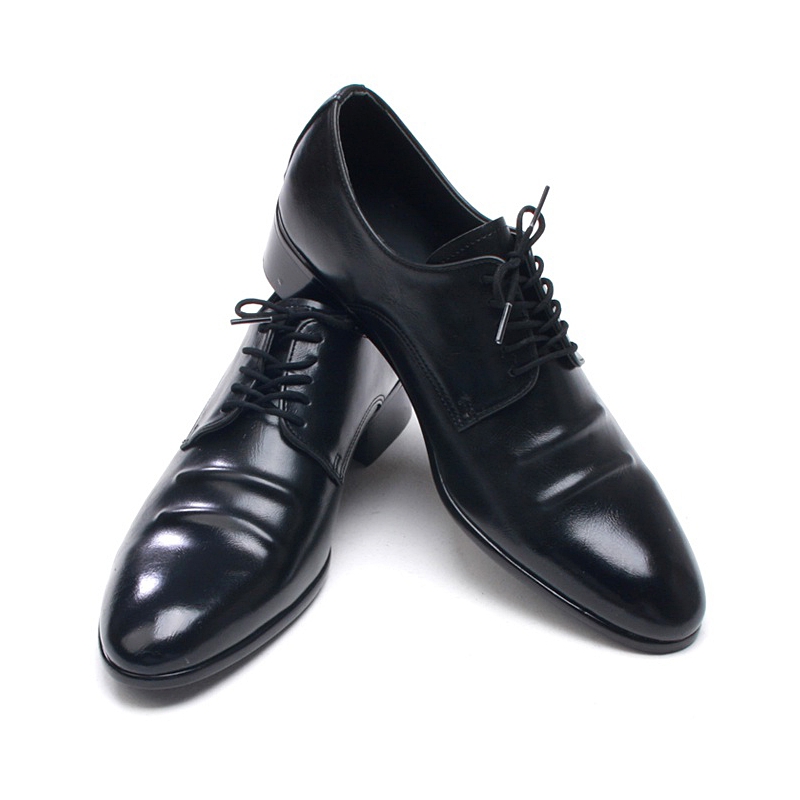 Mens chic round toe wrinkles lace up shoes