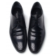 Mens wingtips punching Black cow leather urethane sole lace up Dress shoes US 6.5 - 10.5