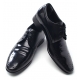 Mens wingtips punching Black cow leather urethane sole lace up Dress shoes US 6.5 - 10.5