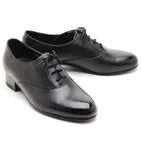 Mens real cow leather Lace Up Oxfords Dress shoes black made in KOREA US 5.5 - 10.5