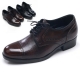 Men 2.75" UP black real Leather increase height stitch Lace Up dress Shoes made in KOREA US 5.5 - 10