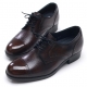 Men 2.75" UP black real Leather increase height stitch Lace Up dress Shoes made in KOREA US 5.5 - 10