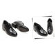 Men 3.2" UP black real Leather increase height punching Lace up Shoes made in KOREA US 6.5 - 10