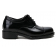 Mens 2.4" UP black real Leather increase height punching Lace up Shoes made in KOREA US 6.5 - 10