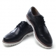 Mens chic wing tip punching contrast stitch lace up low heels oxfords dress shoes 