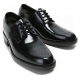 Mens 2.4" UP black punching real Leather increase height Lace up Shoes made in KOREA US 6.5 - 10