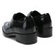 Mens 2.4" UP black punching real Leather increase height punching Lace up Shoes made in KOREA US 6.5 - 10