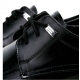 Mens 2.4" UP black stitch  real Leather increase height  Lace up Shoes made in KOREA US 6.5 - 10