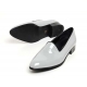 Mens gray loafers synthetic leather minimal shoes made in KOREA US 5.5 - 10.5